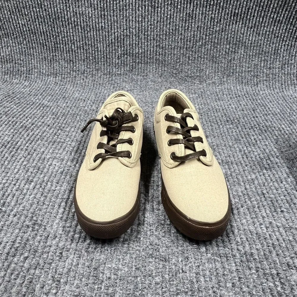 Austin Trading Co Parker Shoes Boys Size 4 Tan Lace Up‎ Dressy Church Casual NEW